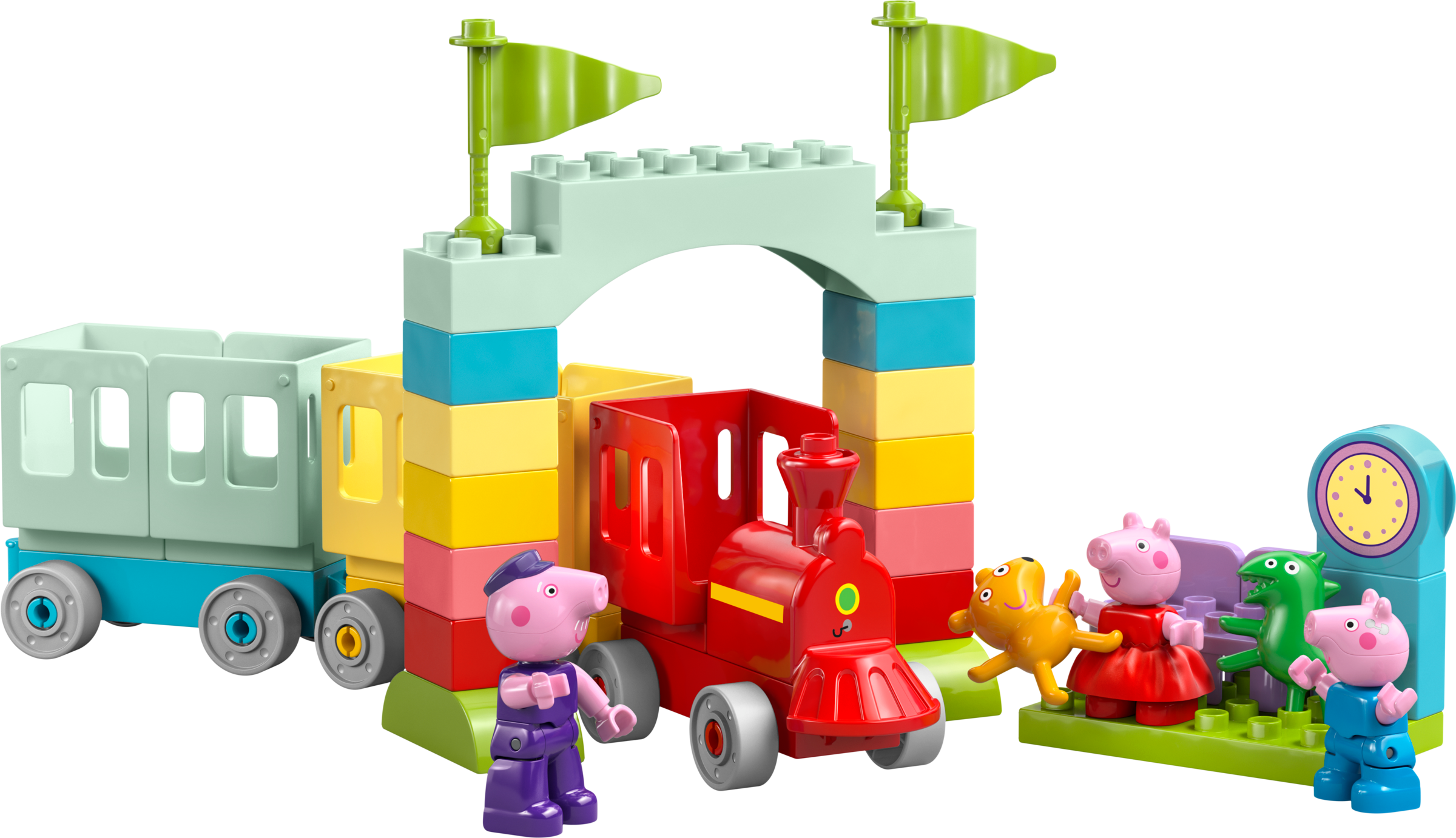LEGO DUPLO Peppa Pig train set Train Ride with Grandpa Pig 35 pieces - British product