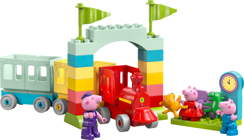 LEGO DUPLO Peppa Pig train set Train Ride with Grandpa Pig 35 pieces - British product