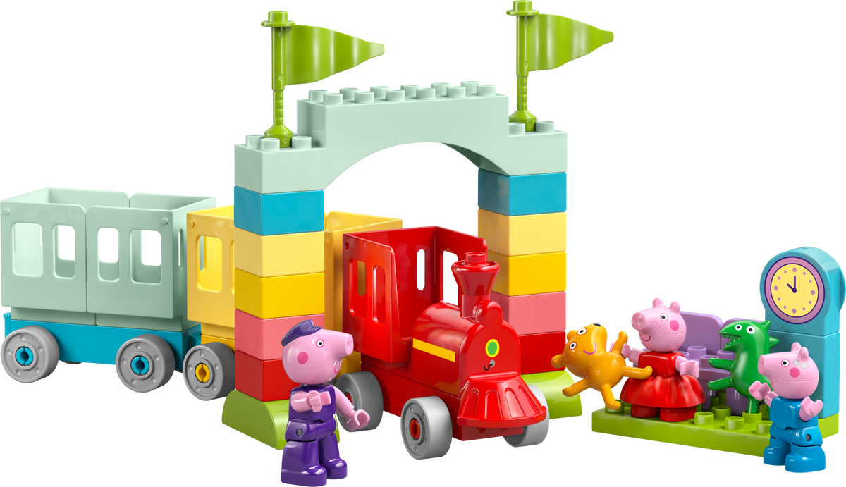 LEGO DUPLO Peppa Pig train set Train Ride with Grandpa Pig 35 pieces - British product