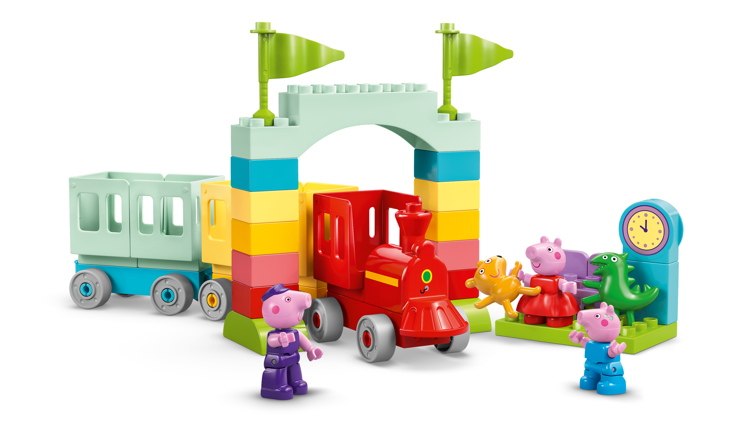 LEGO DUPLO Peppa Pig train set Train Ride with Grandpa Pig 35 pieces - British product