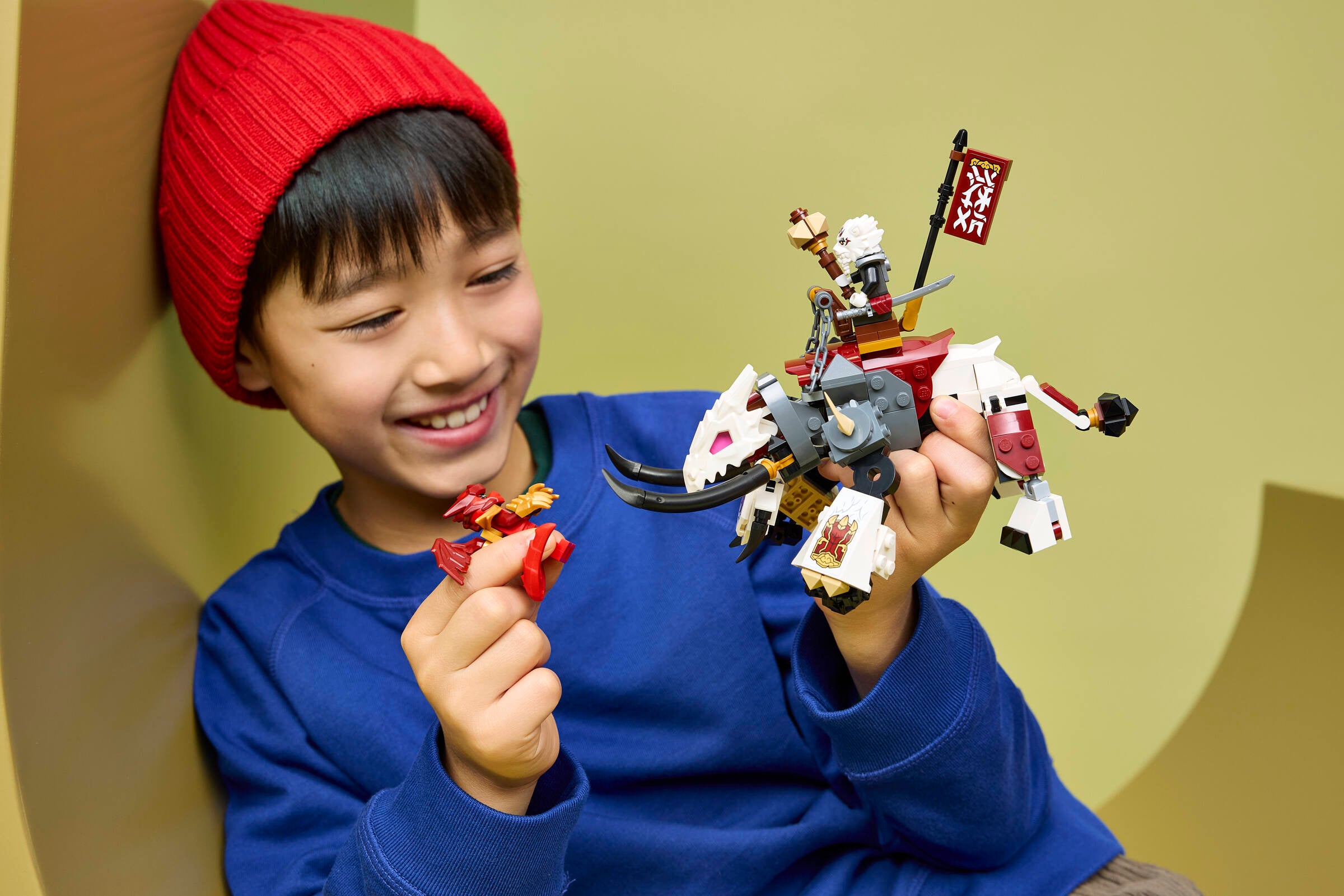 LEGO NINJAGO Zilvar and Grimtak dragon beast building set, imported from the UK