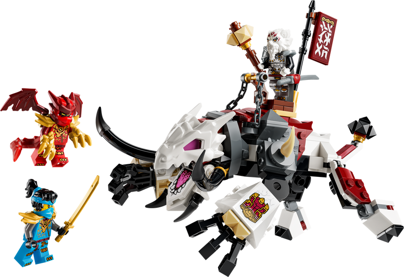 LEGO NINJAGO Zilvar and Grimtak dragon beast building set, imported from the UK