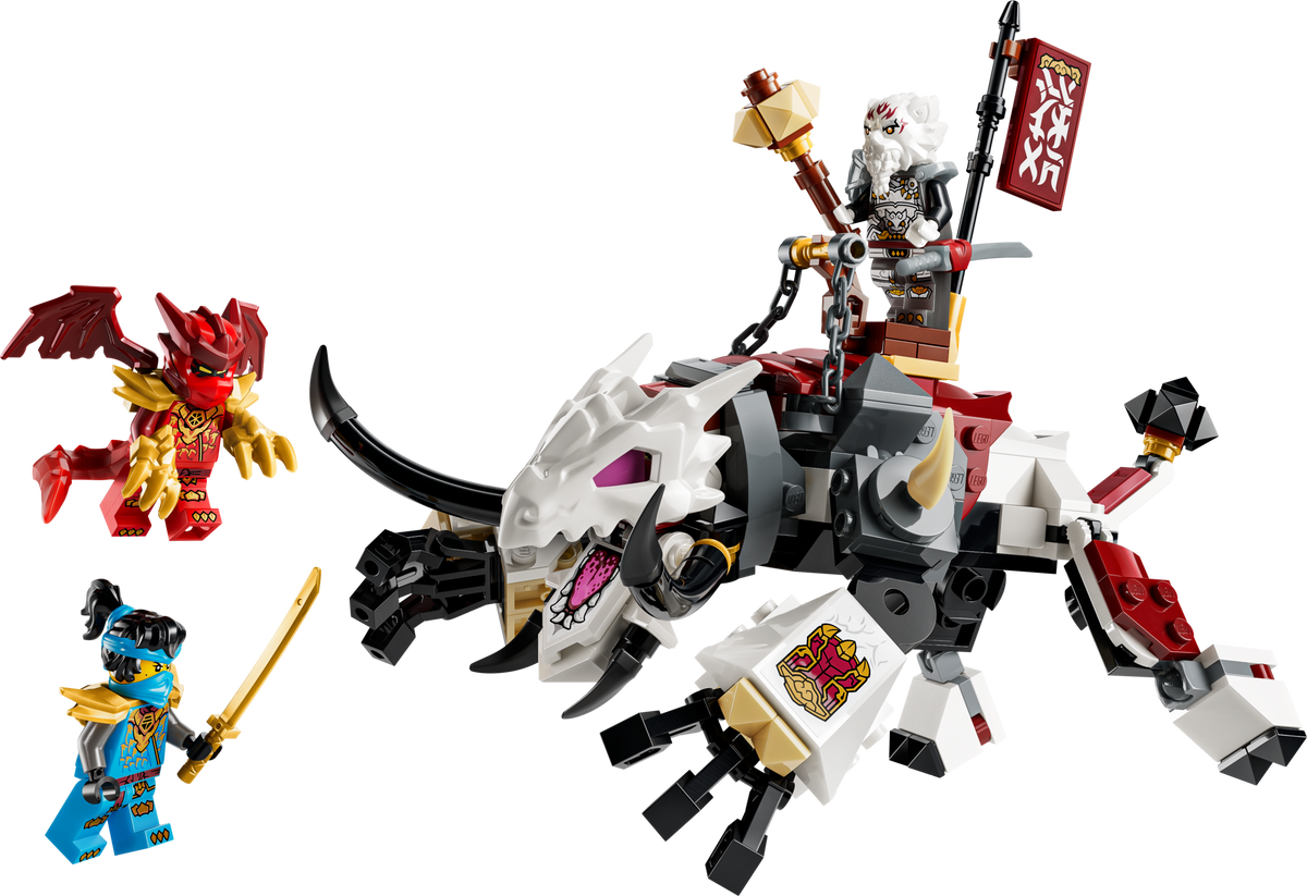 LEGO NINJAGO Zilvar and Grimtak dragon beast building set, imported from the UK