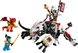 LEGO NINJAGO Zilvar and Grimtak dragon beast building set, imported from the UK