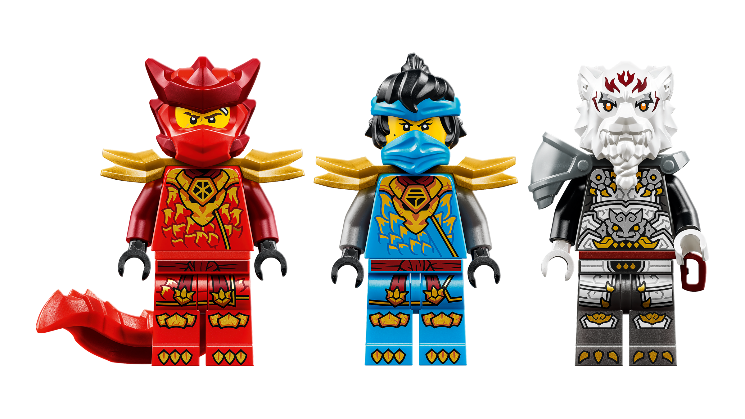 LEGO NINJAGO Zilvar and Grimtak dragon beast building set, imported from the UK