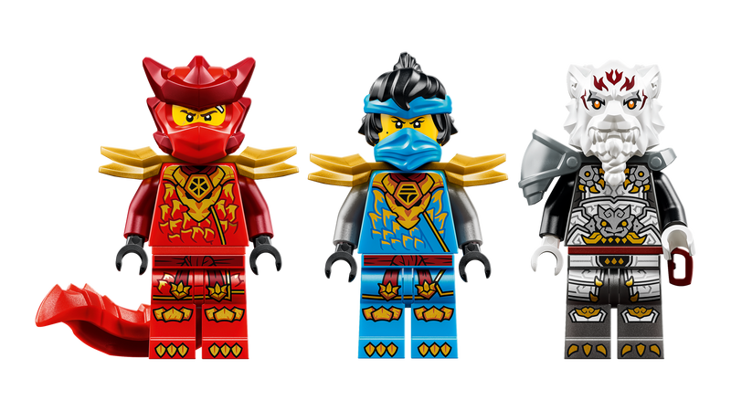LEGO NINJAGO Zilvar and Grimtak dragon beast building set, imported from the UK