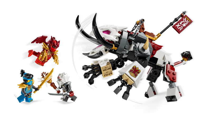 LEGO NINJAGO Zilvar and Grimtak dragon beast building set, imported from the UK