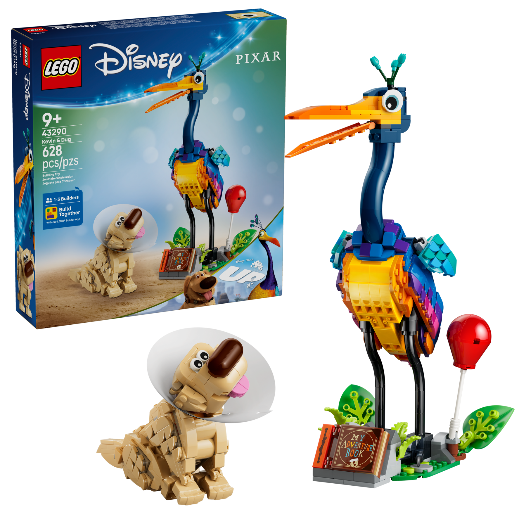 LEGO Disney Pixar Kevin & Dug building set 628 pieces - British product