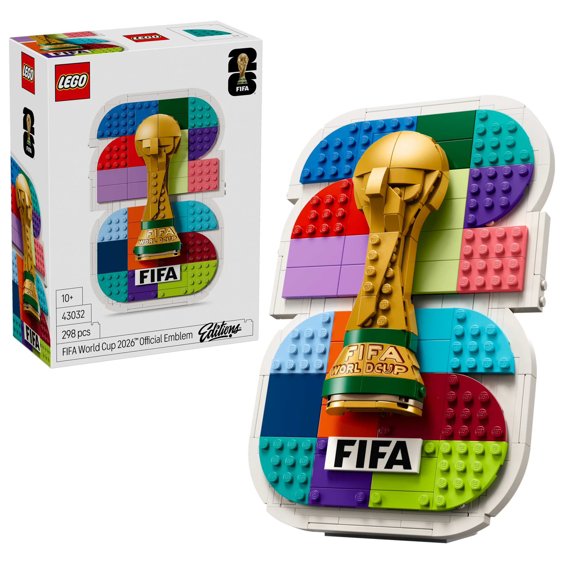 LEGO FIFA World Cup 2026 Official Emblem building set (British brand)