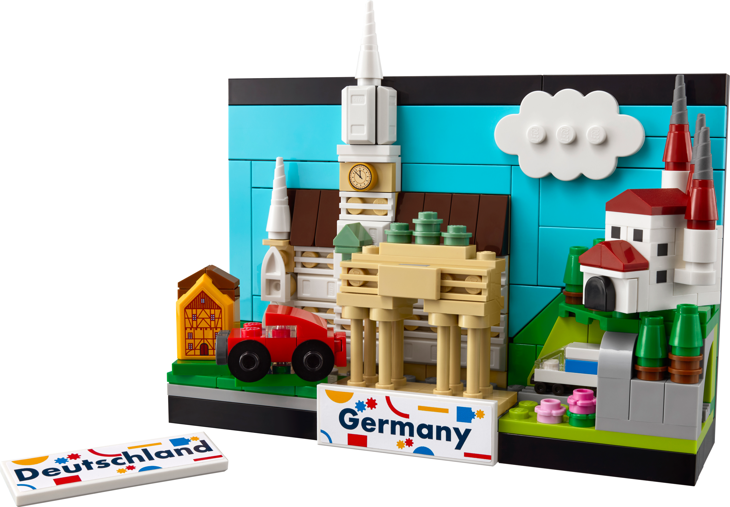 LEGO Germany Postcard building set 240 pieces - British product