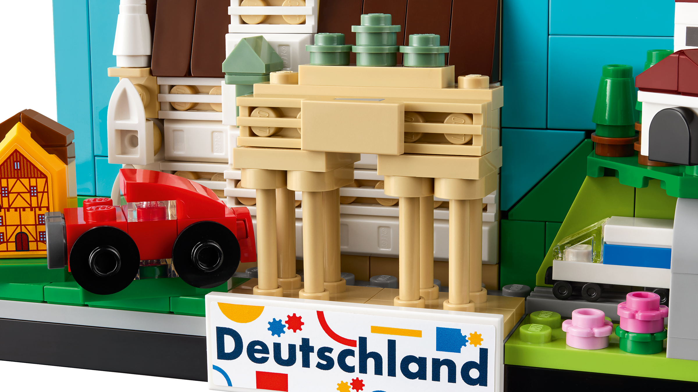 LEGO Germany Postcard building set 240 pieces - British product