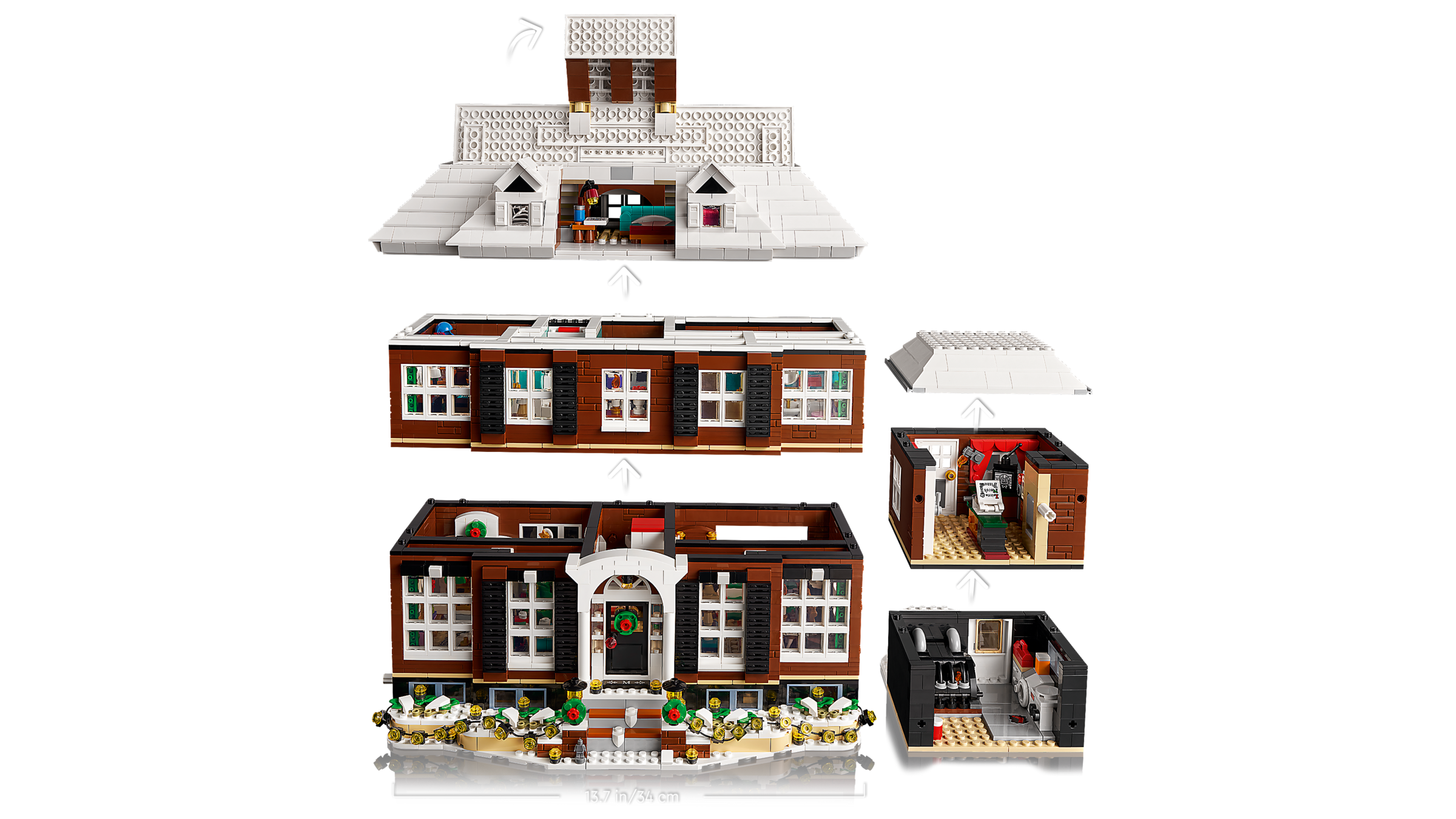LEGO Ideas Home Alone building model 3955 pieces, UK version