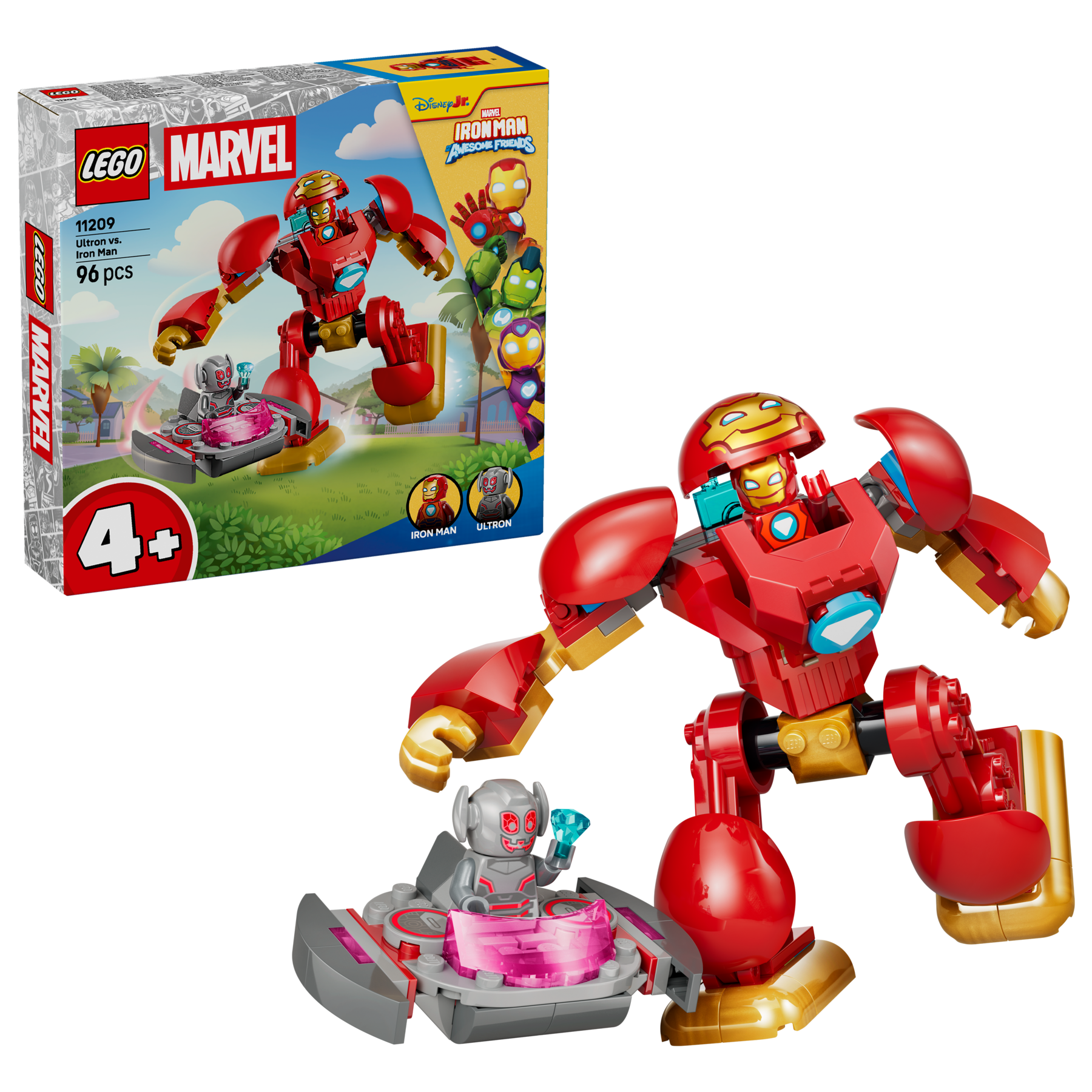 LEGO Ultron vs Iron Man building set 96 pieces, imported from the UK