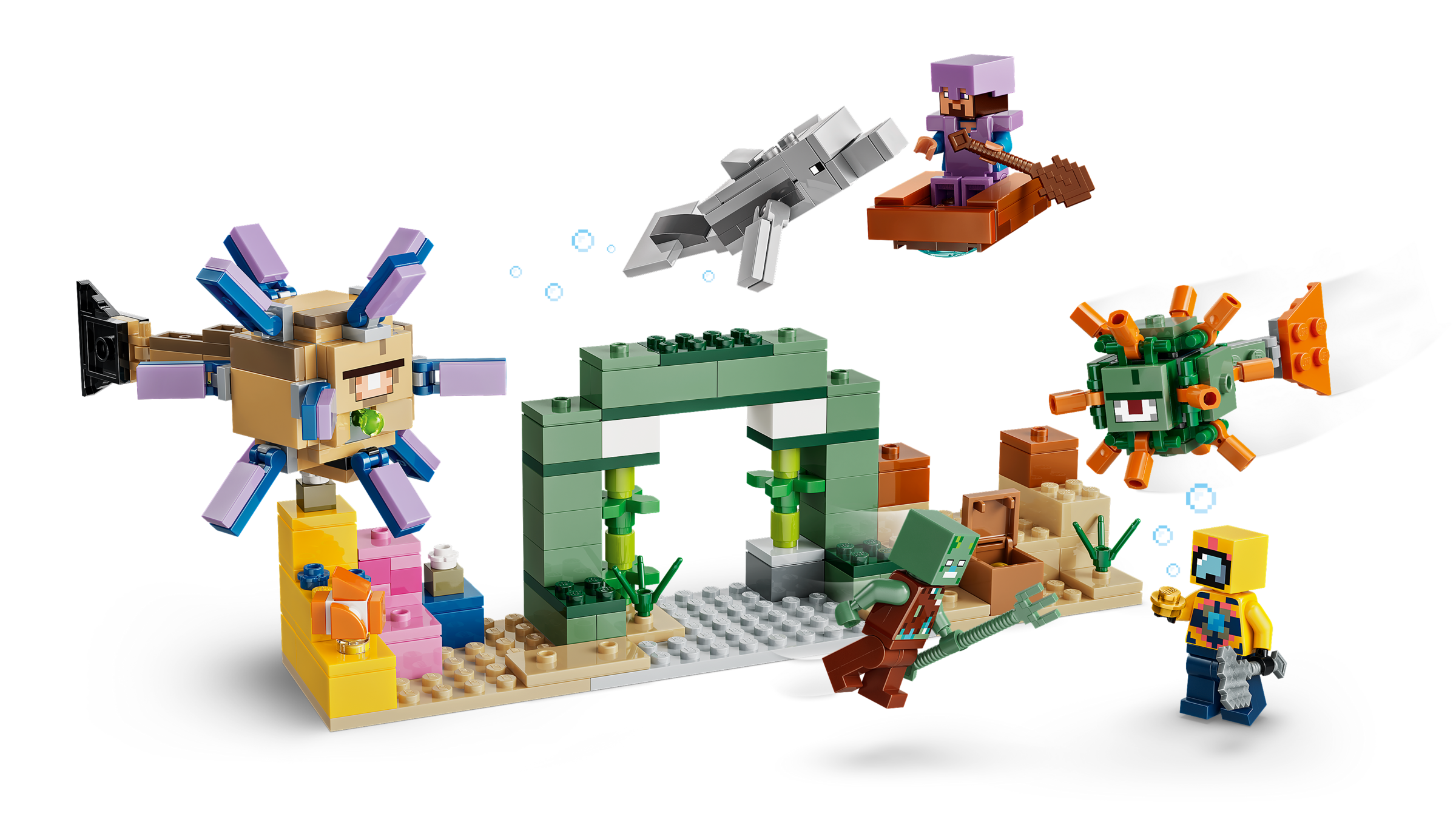 LEGO Minecraft Underwater Adventure building set 310 pieces - British product