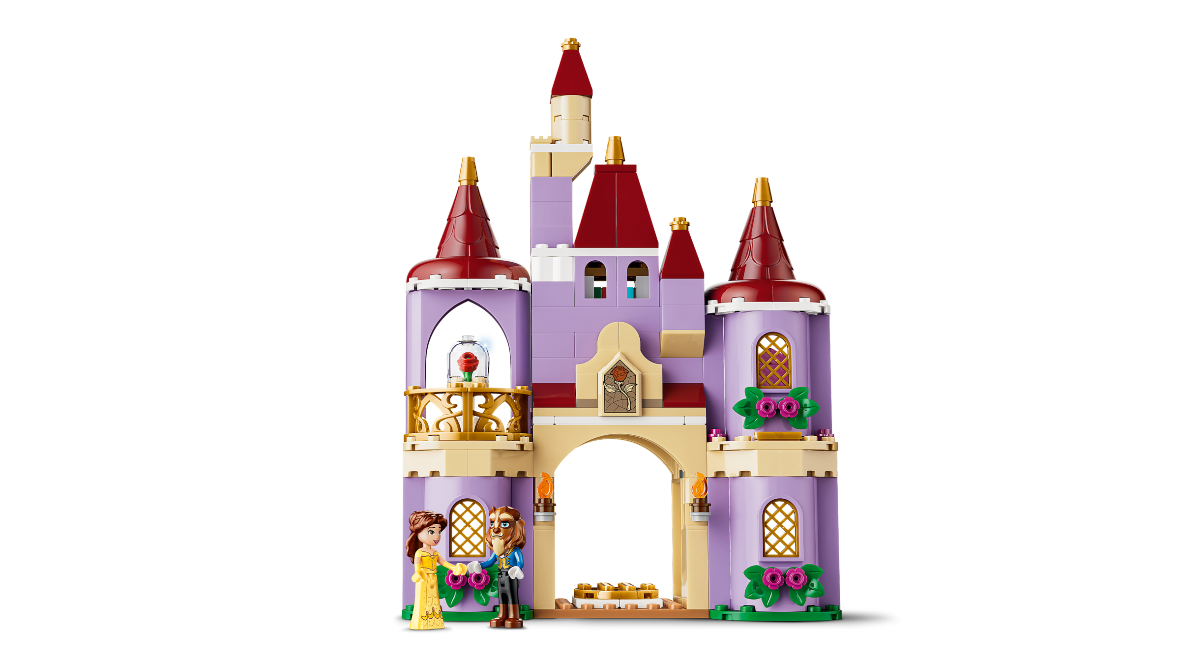 LEGO Disney Belle and the Beast castle set, UK version