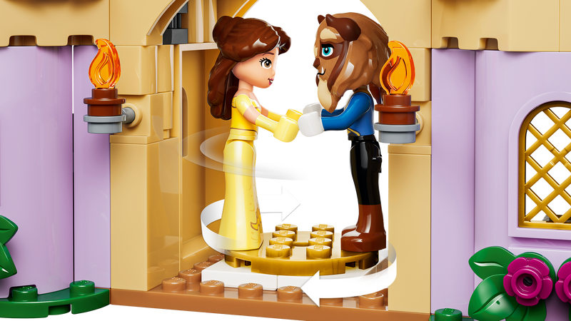 LEGO Disney Belle and the Beast castle set, UK version