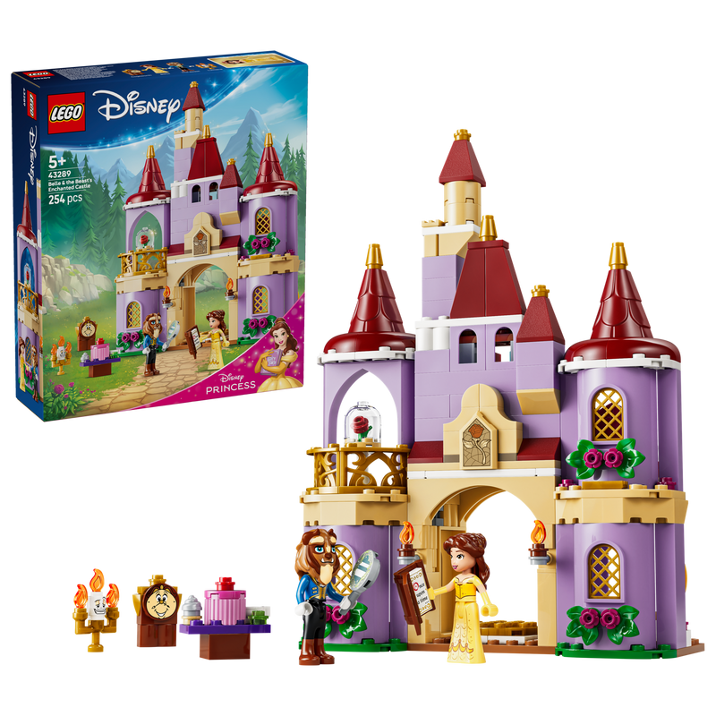 LEGO Disney Belle and the Beast castle set, UK version