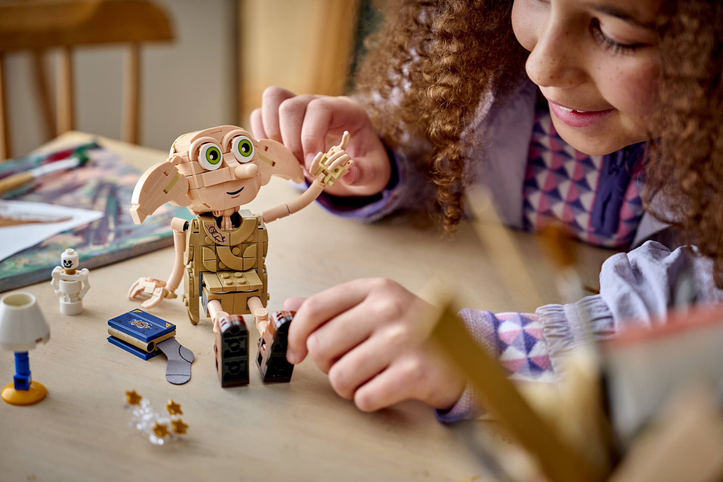 LEGO Dobby the Free Elf 379-piece building set, imported from the UK