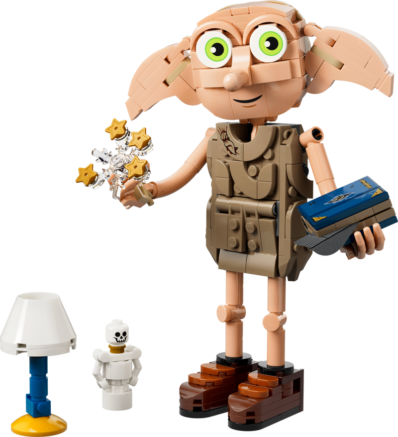 LEGO Dobby the Free Elf 379-piece building set, imported from the UK