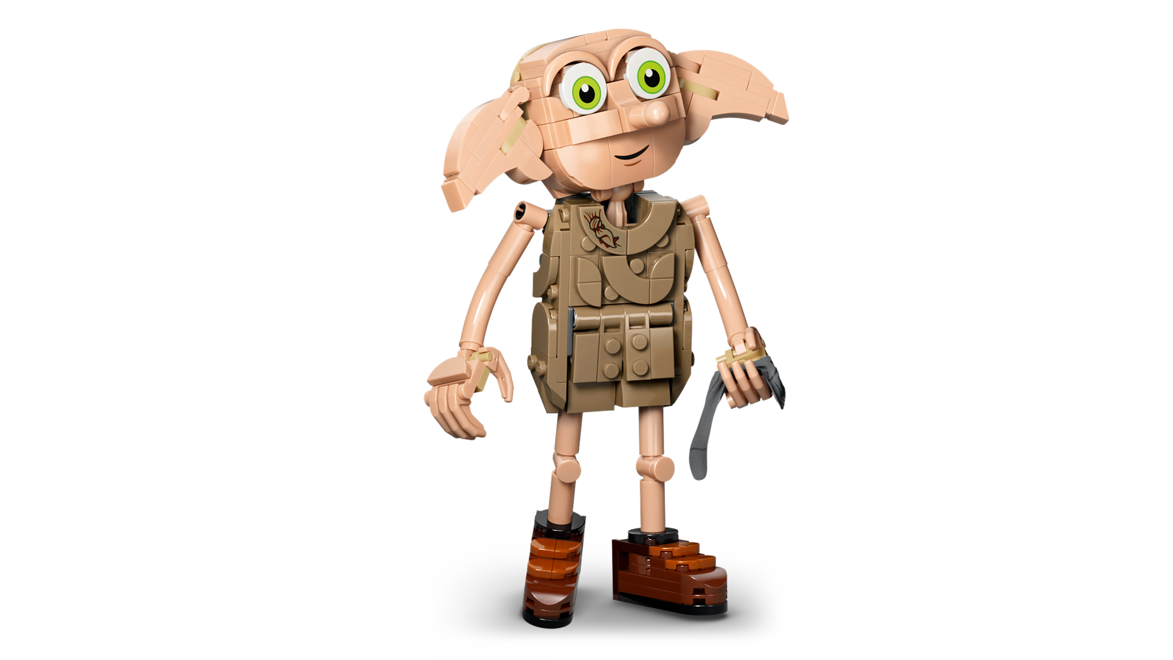LEGO Dobby the Free Elf 379-piece building set, imported from the UK