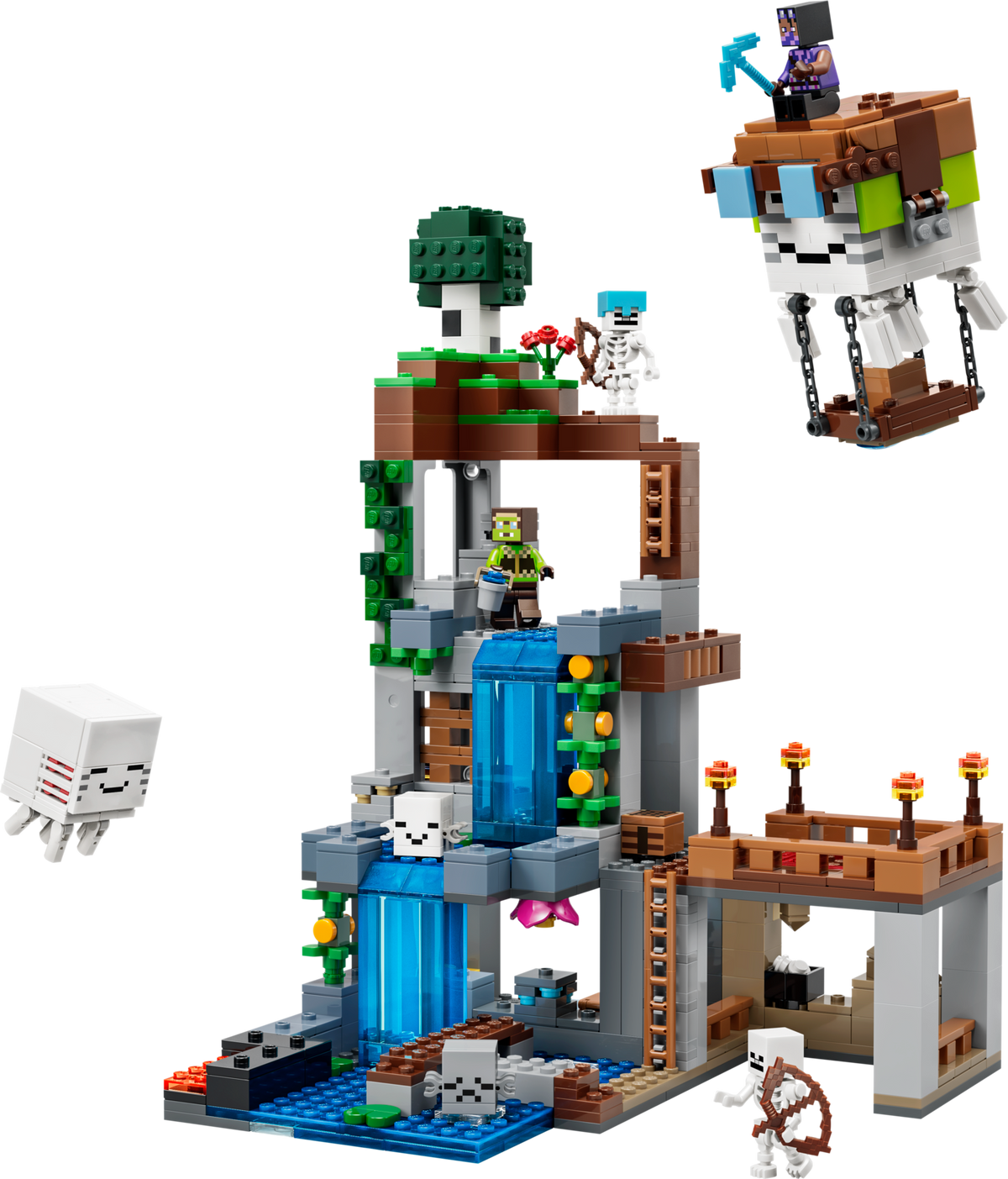 LEGO Minecraft Ghast Station building set 754 pieces, imported from the UK