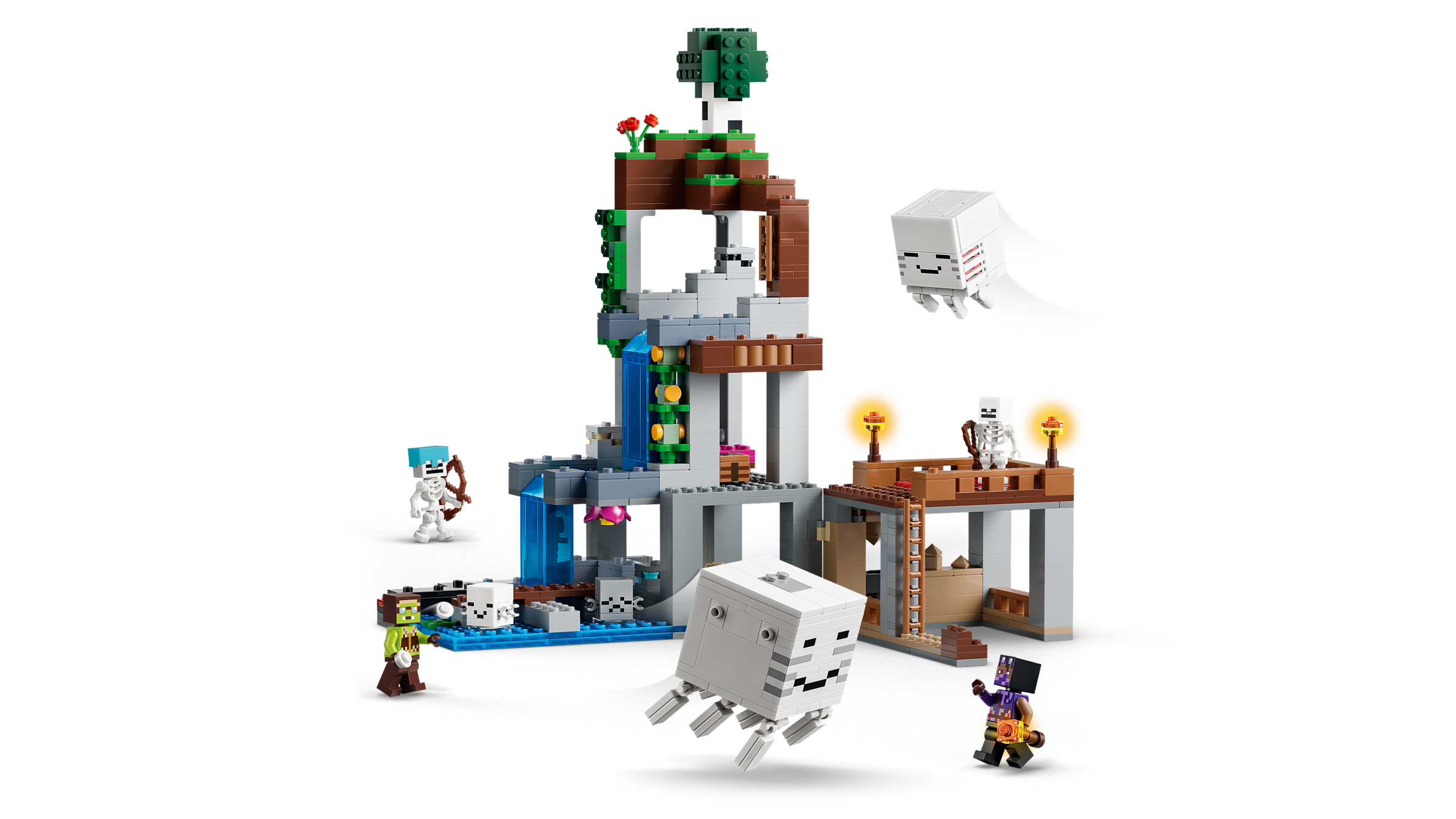 LEGO Minecraft Ghast Station building set 754 pieces, imported from the UK