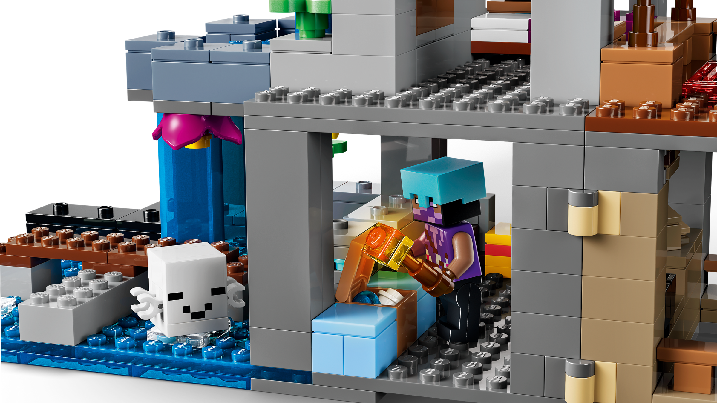 LEGO Minecraft Ghast Station building set 754 pieces, imported from the UK