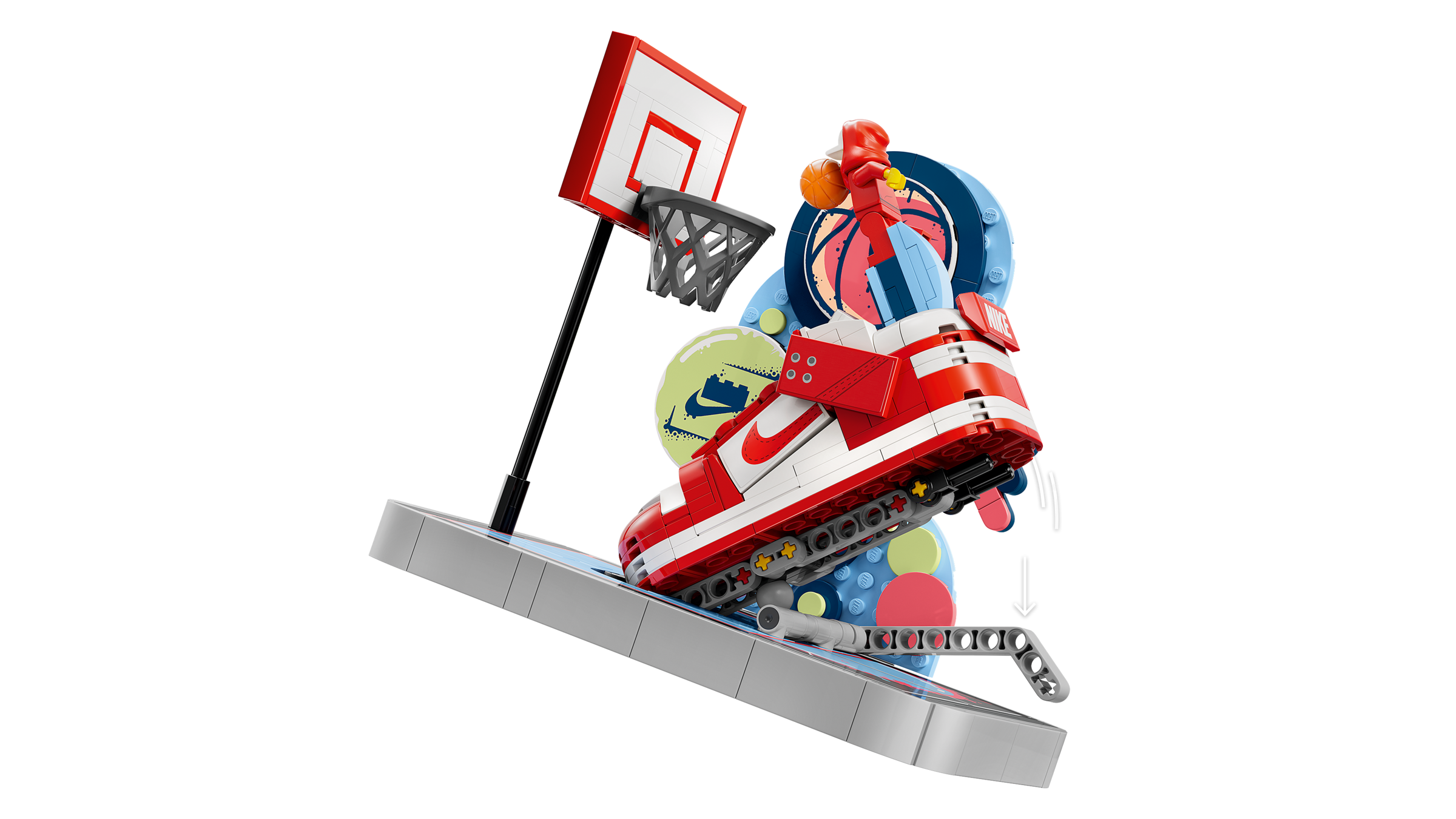 LEGO Nike Dunk Trickshot 454 Pieces model, imported from the UK