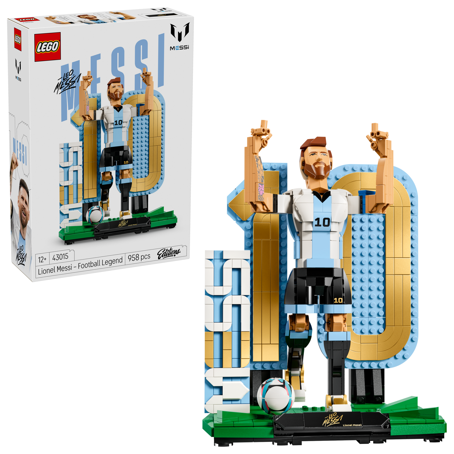 LEGO Lionel Messi building set 958 pieces (British brand)