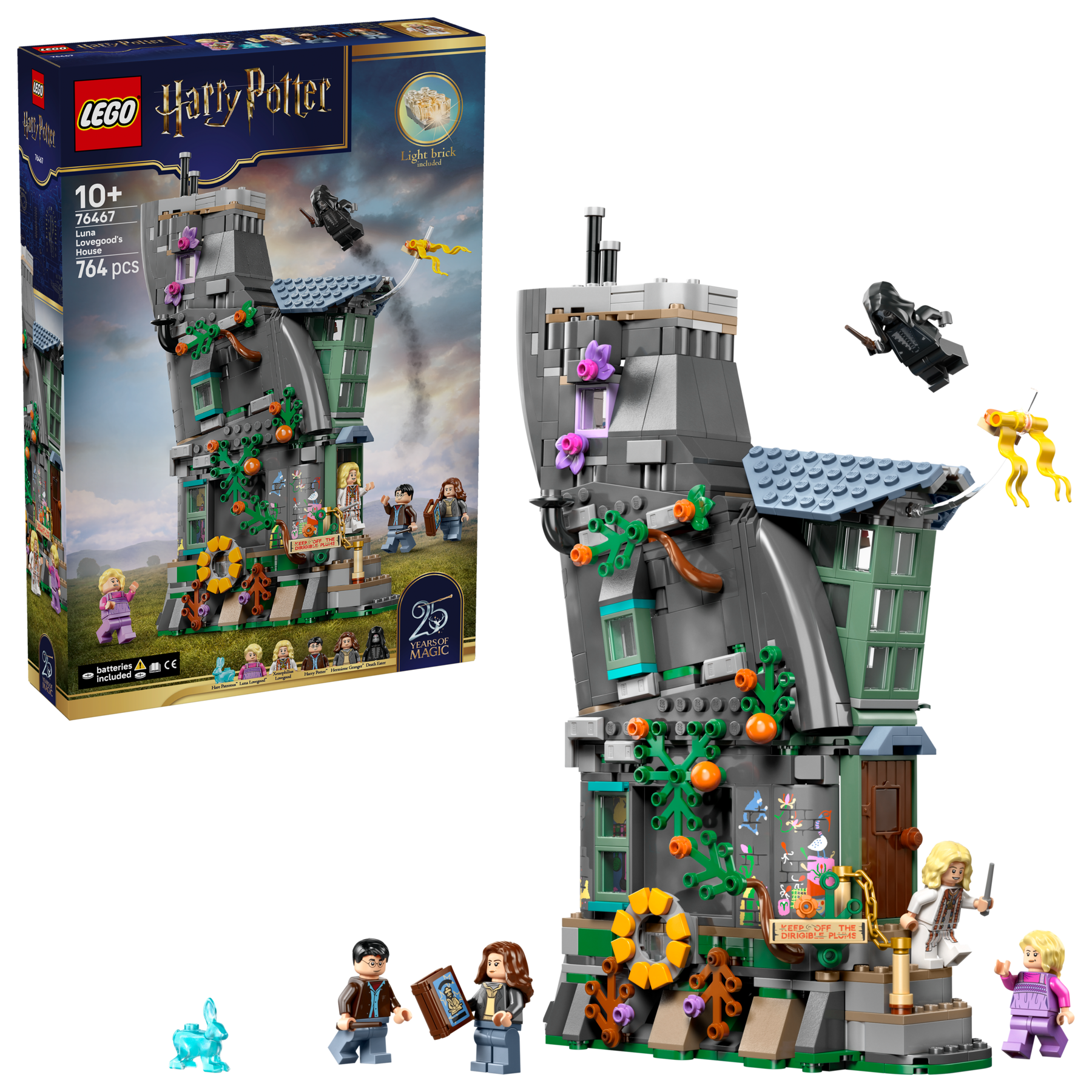 LEGO Harry Potter Luna Lovegood's House 764-piece building set (British brand)