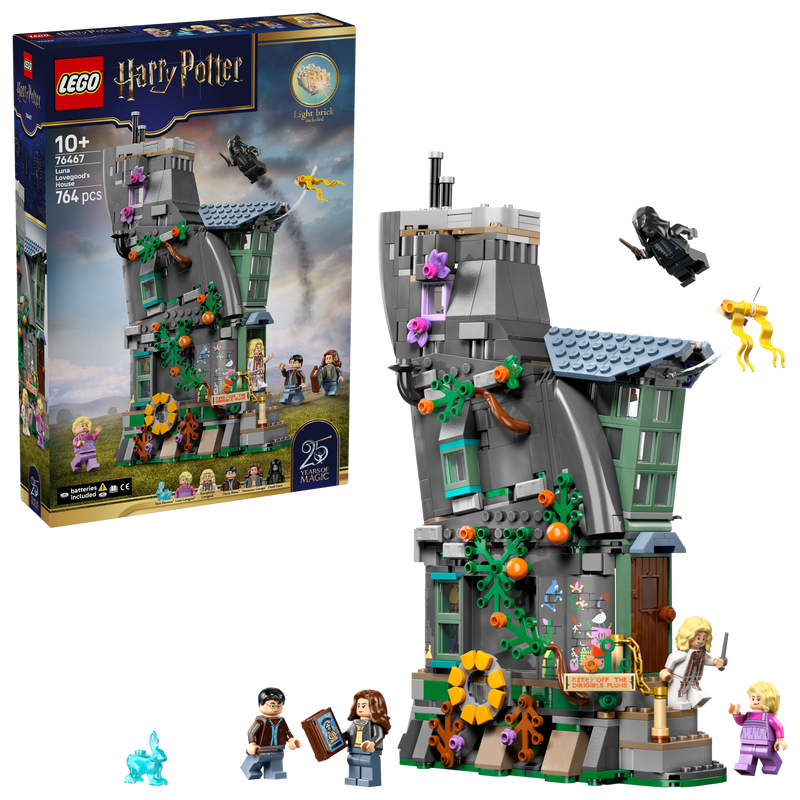 LEGO Harry Potter Luna Lovegood's House 764-piece building set (British brand)
