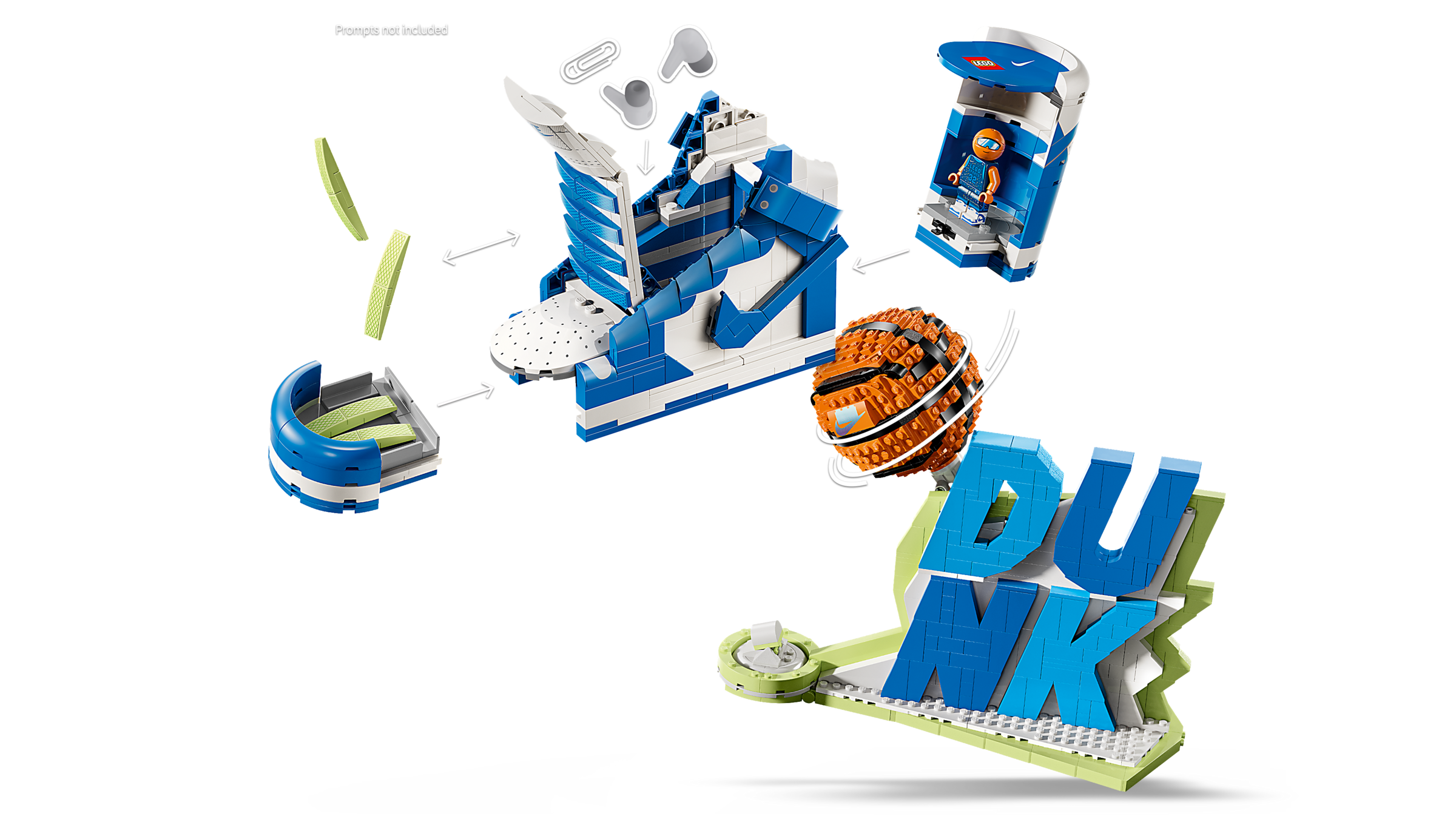 Nike Dunk x LEGO Set display model imported from the UK