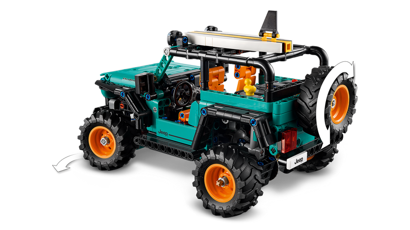 LEGO Technic Jeep Wrangler Rubicon SUV 723-piece, imported from the UK