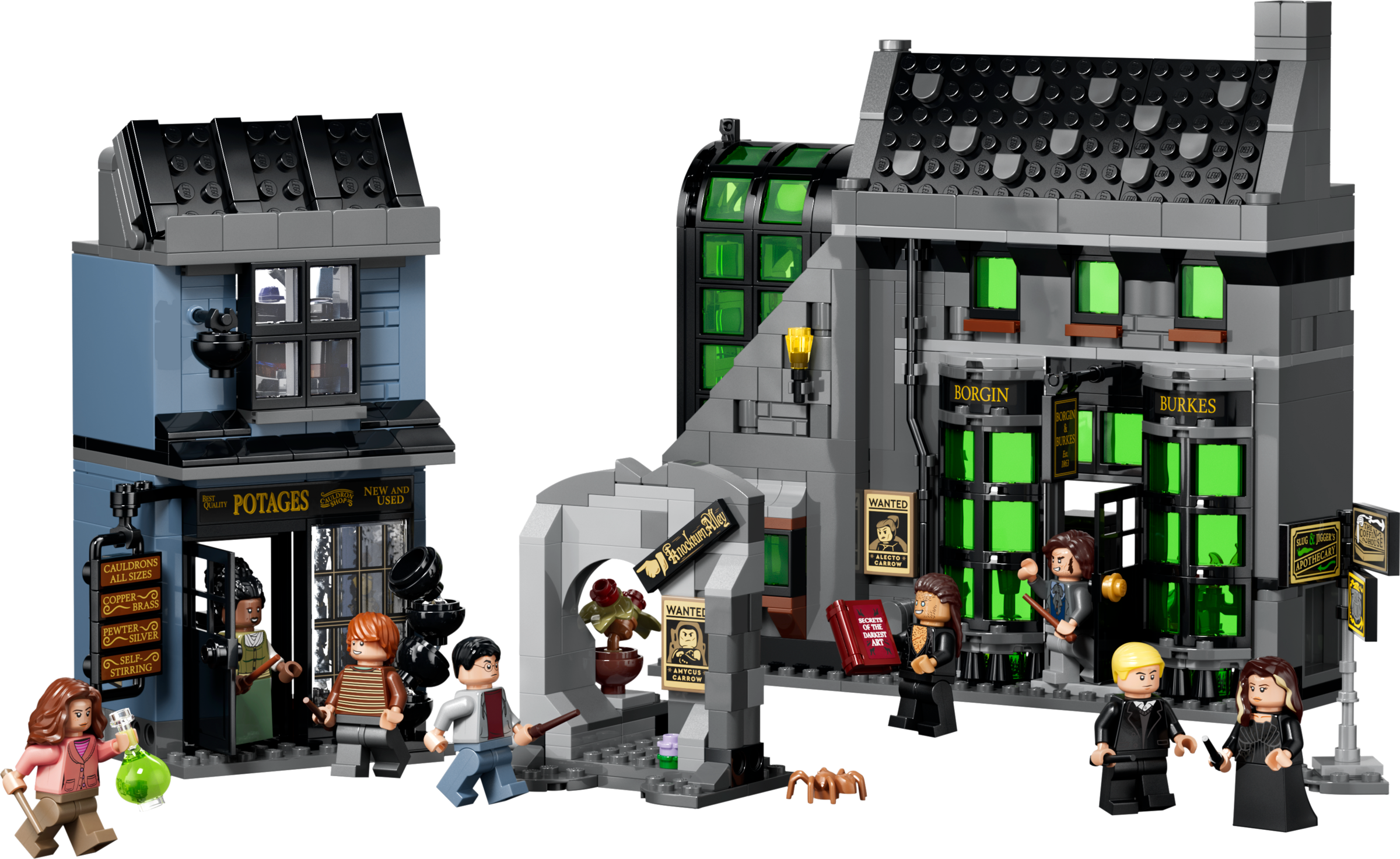 LEGO Harry Potter Knockturn Alley Wizarding Shops building set (British brand)