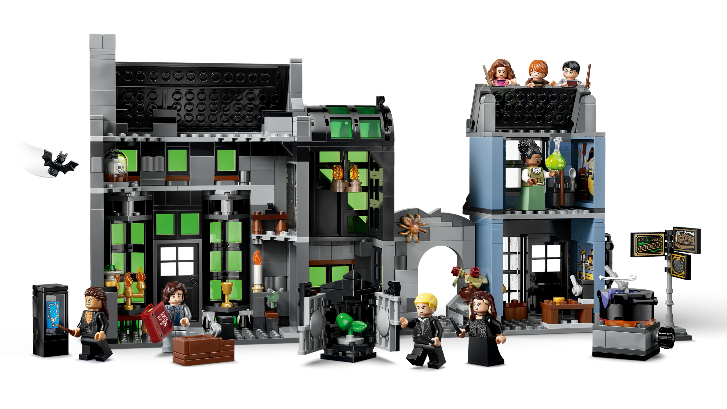 LEGO Harry Potter Knockturn Alley Wizarding Shops building set (British brand)