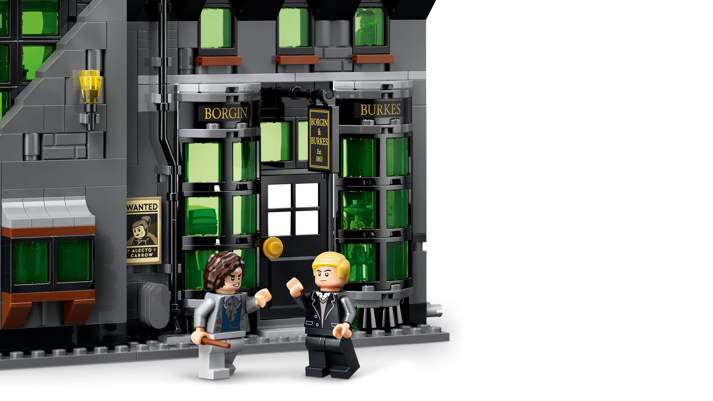 LEGO Harry Potter Knockturn Alley Wizarding Shops building set (British brand)