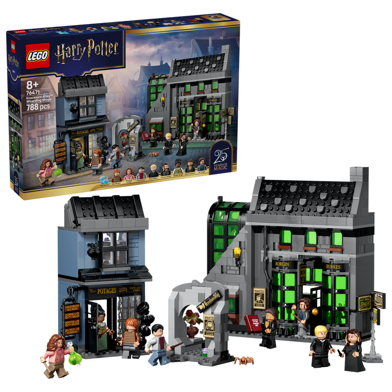 LEGO Harry Potter Knockturn Alley Wizarding Shops building set (British brand)