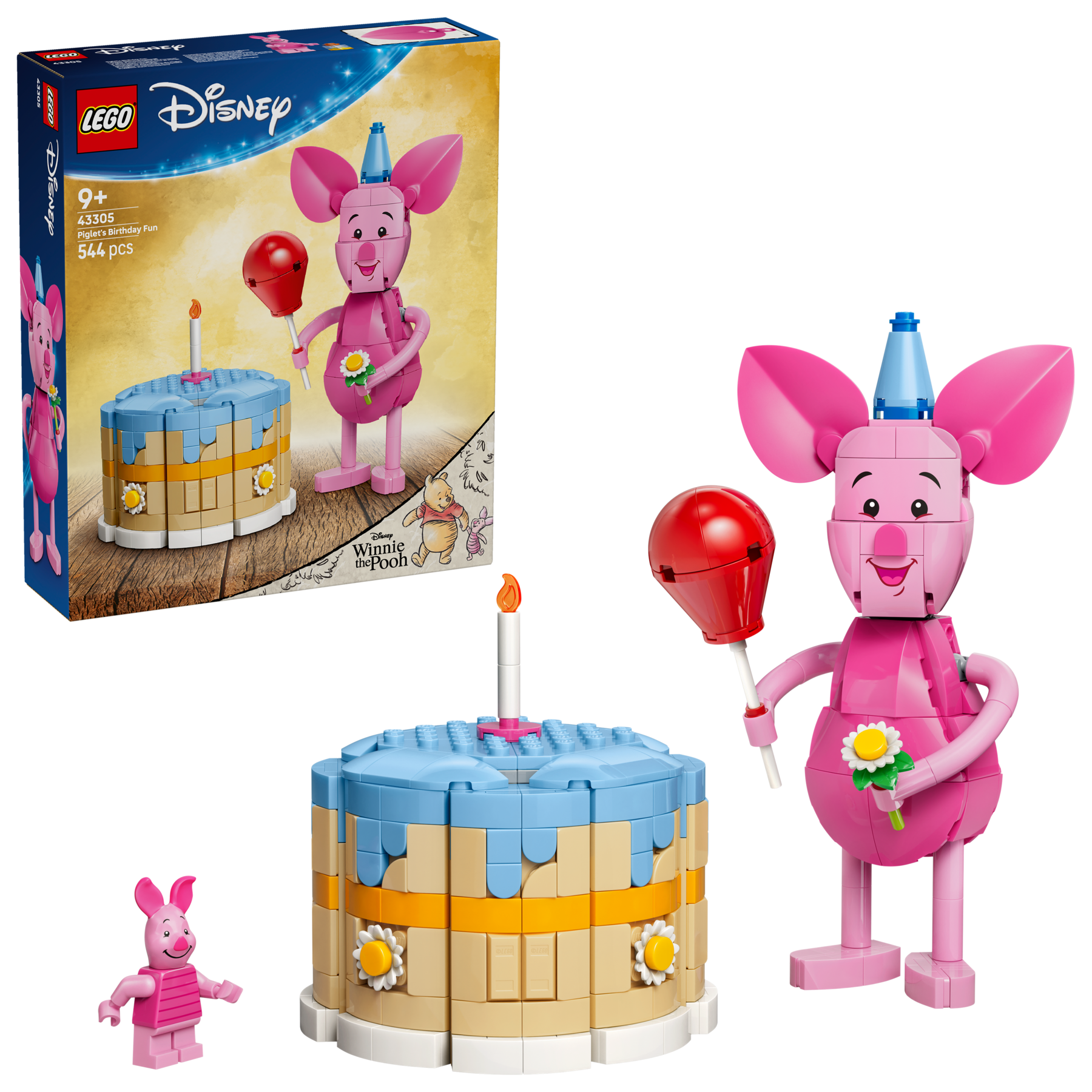 LEGO Disney Piglet's Birthday Fun building set 544 pieces (British brand)