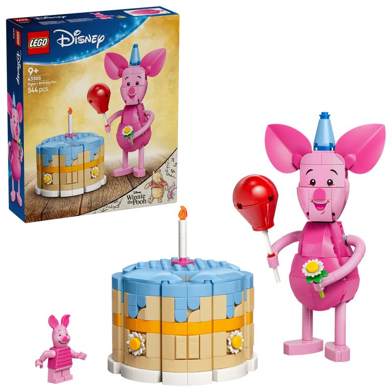 LEGO Disney Piglet's Birthday Fun building set 544 pieces (British brand)