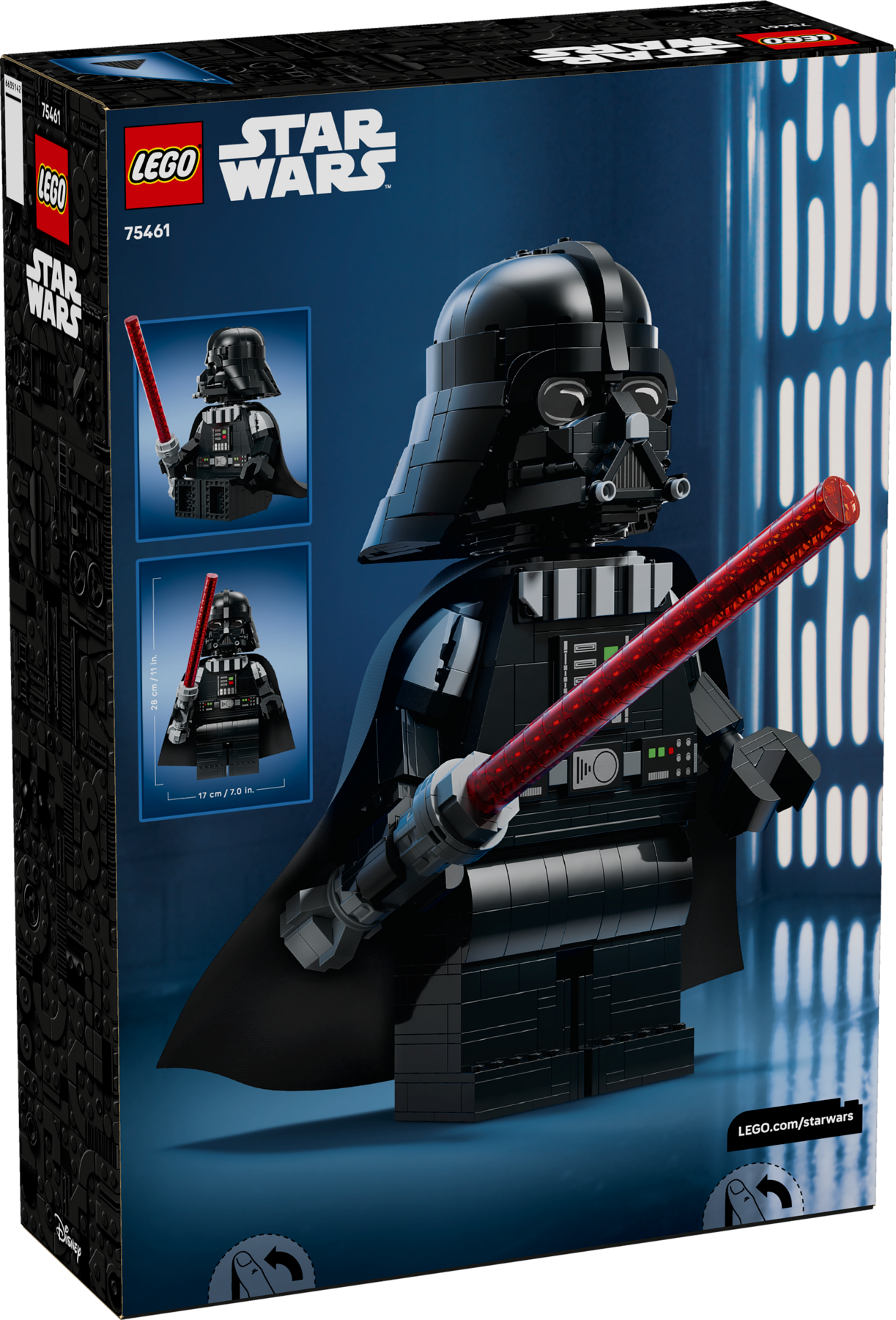 LEGO up-scaled Darth Vader minifigure 11-inch - British product