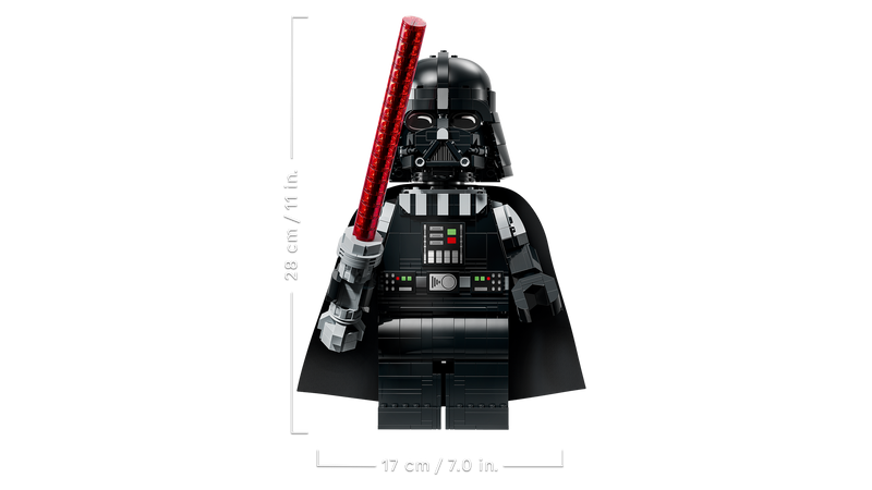 LEGO up-scaled Darth Vader minifigure 11-inch - British product