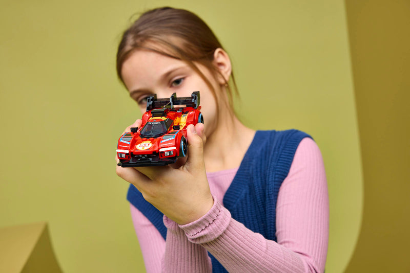 LEGO Speed Champions Ferrari 499P race car model 329 pieces imported from the UK