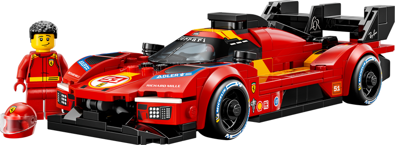 LEGO Speed Champions Ferrari 499P race car model 329 pieces imported from the UK