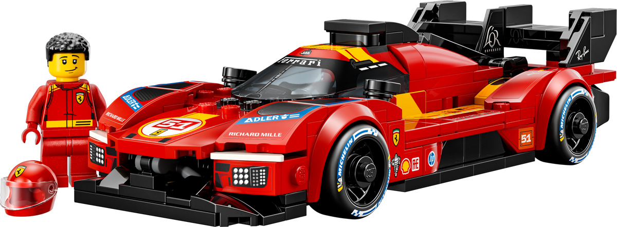 LEGO Speed Champions Ferrari 499P race car model 329 pieces imported from the UK