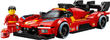 LEGO Speed Champions Ferrari 499P race car model 329 pieces imported from the UK