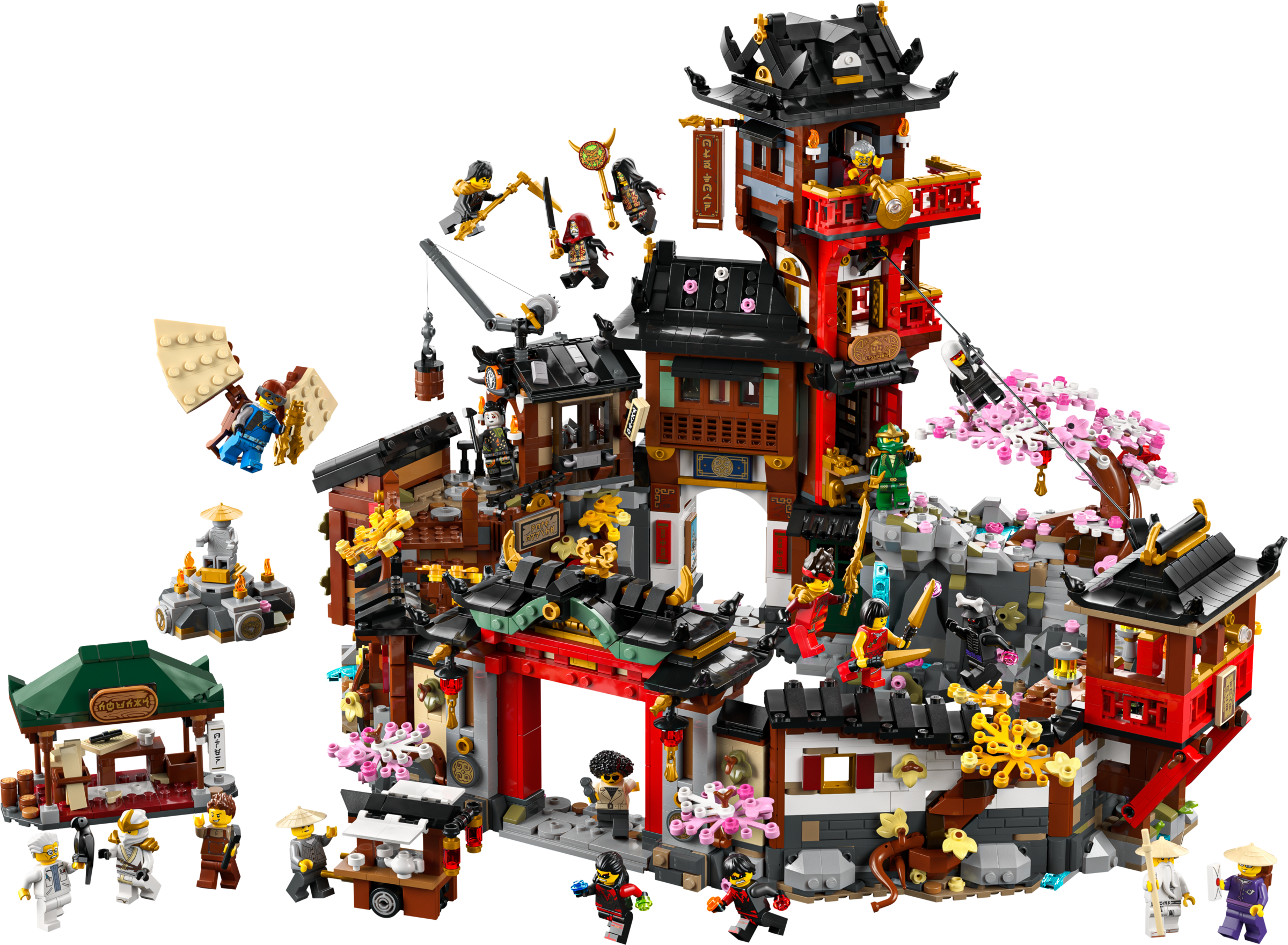 LEGO NINJAGO Old Town building set 4851 pieces, imported from the UK