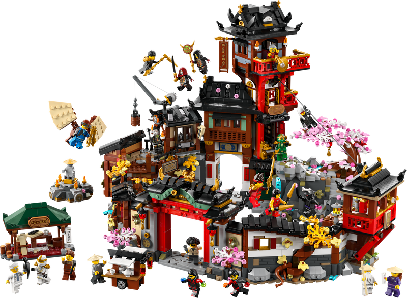 LEGO NINJAGO Old Town building set 4851 pieces, imported from the UK