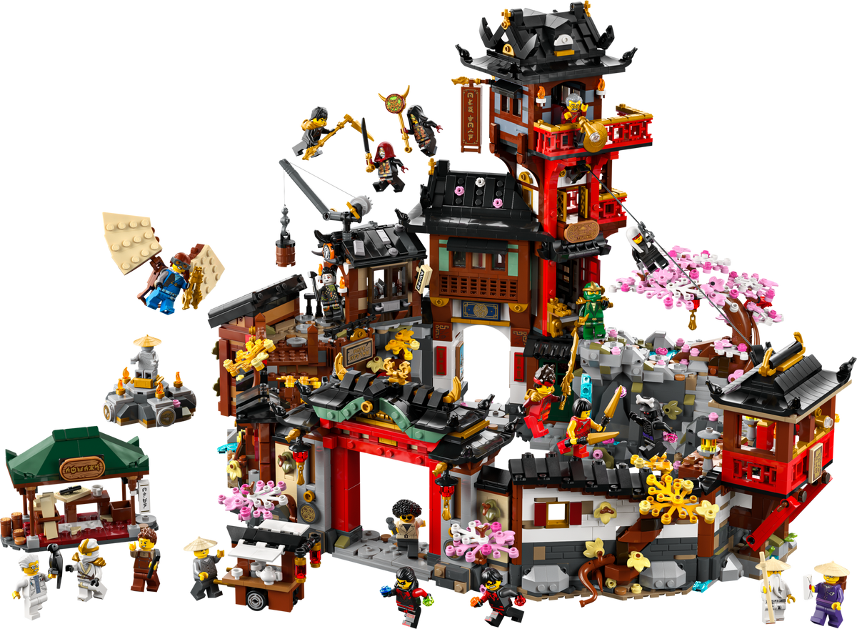 LEGO NINJAGO Old Town building set 4851 pieces, imported from the UK