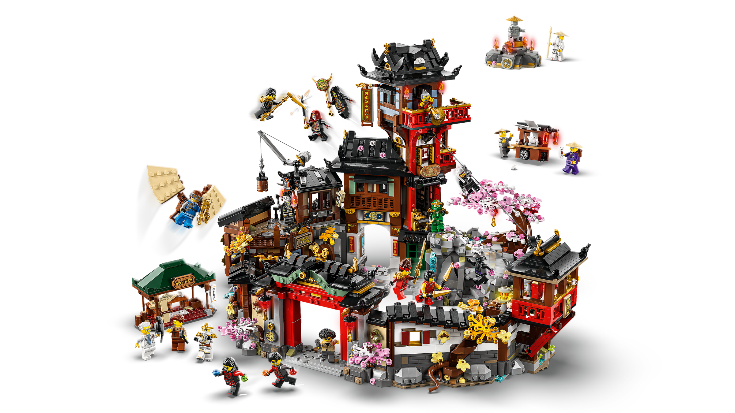 LEGO NINJAGO Old Town building set 4851 pieces, imported from the UK