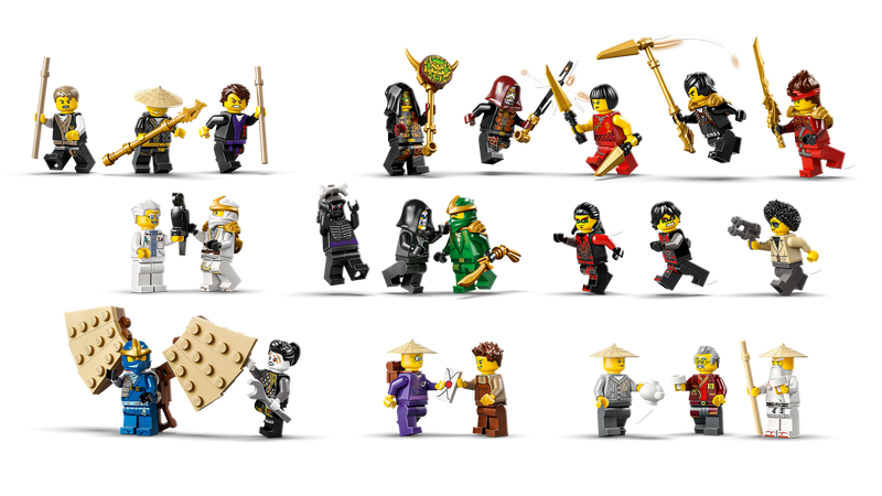 LEGO NINJAGO Old Town building set 4851 pieces, imported from the UK
